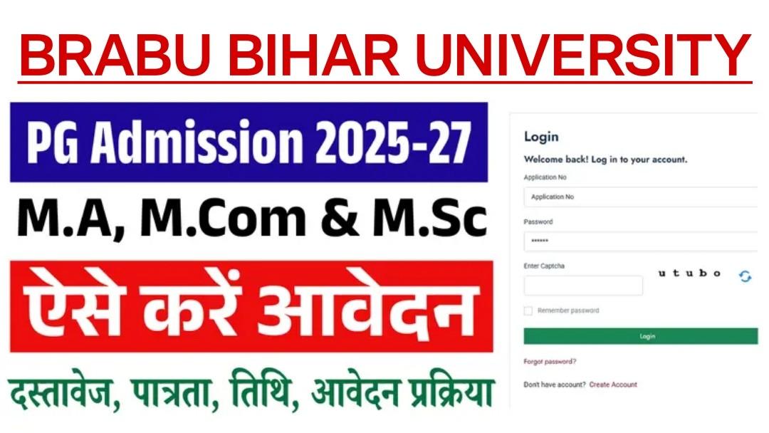BRABU PG Admission 2025-27