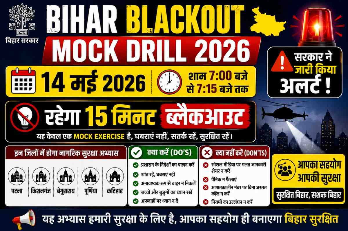 Bihar Blackout Mock Drill 2026