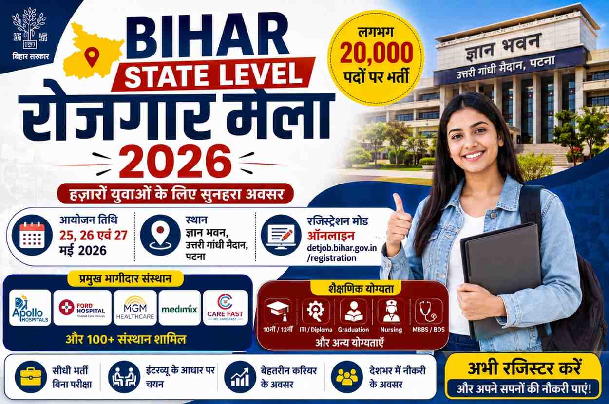 Bihar State Level Rojgar Mela 2026