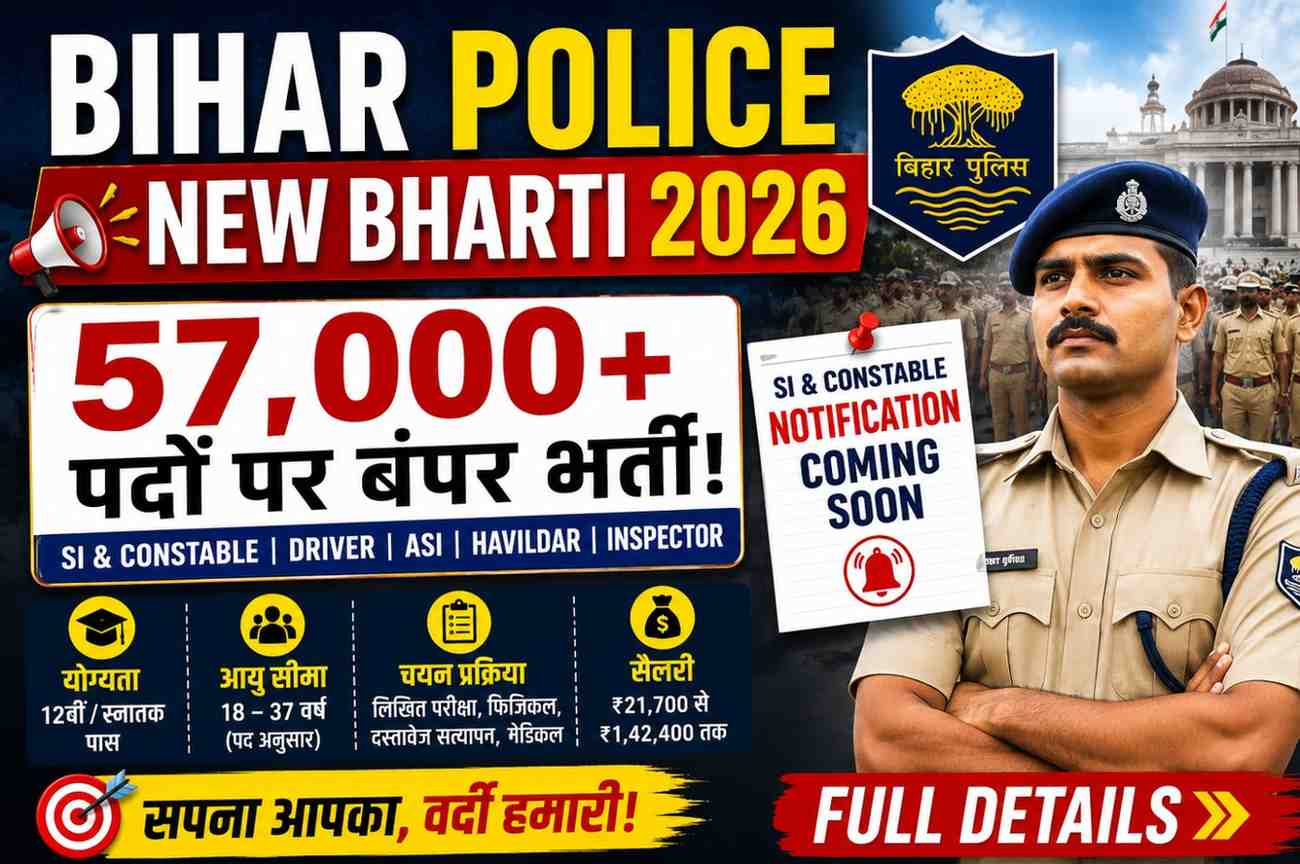 Bihar Police New Bharti 2026