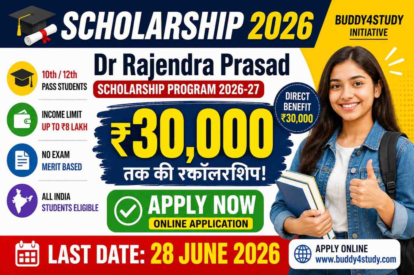 Dr Rajendra Prasad Scholarship 2026
