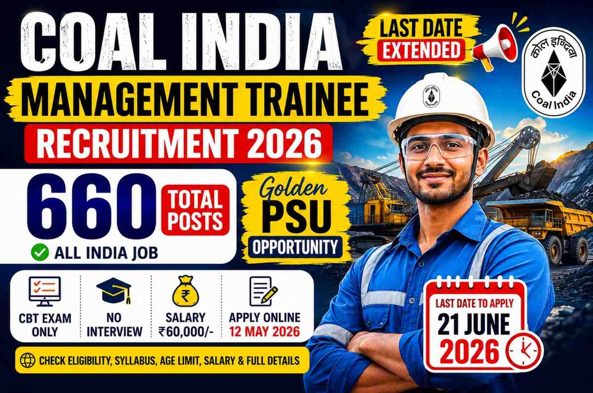 Coal India Recruitment 2026