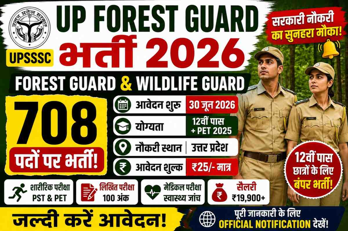 UP Forest Guard Vacancy 2026