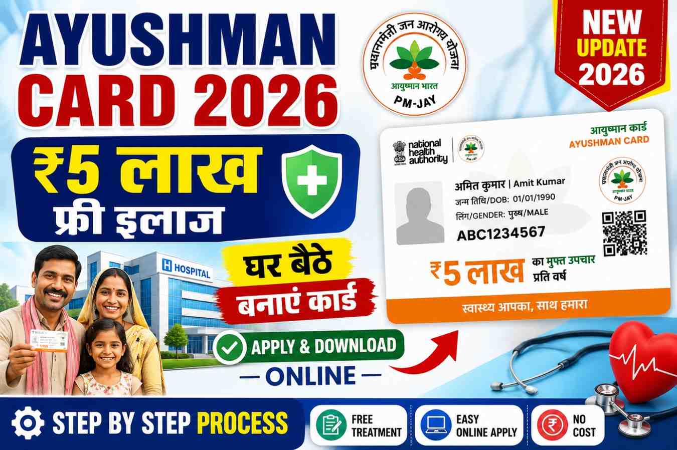 Ayushman Card Online Apply 2026