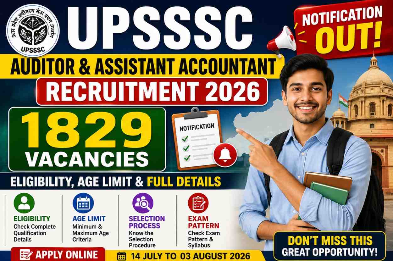 UPSSSC Auditor & Assistant Accountant Recruitment 2026