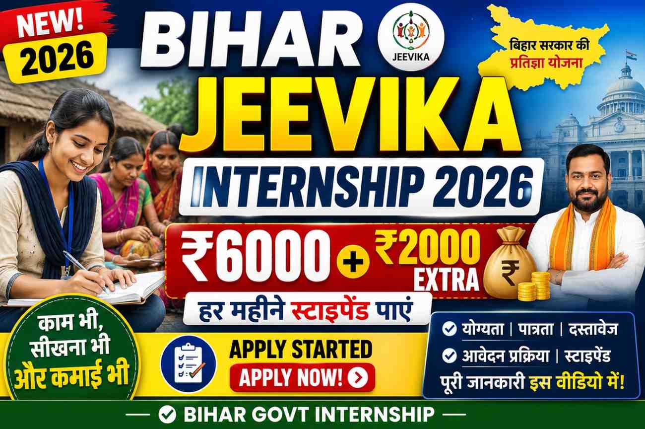 Bihar Jeevika Internship 2026