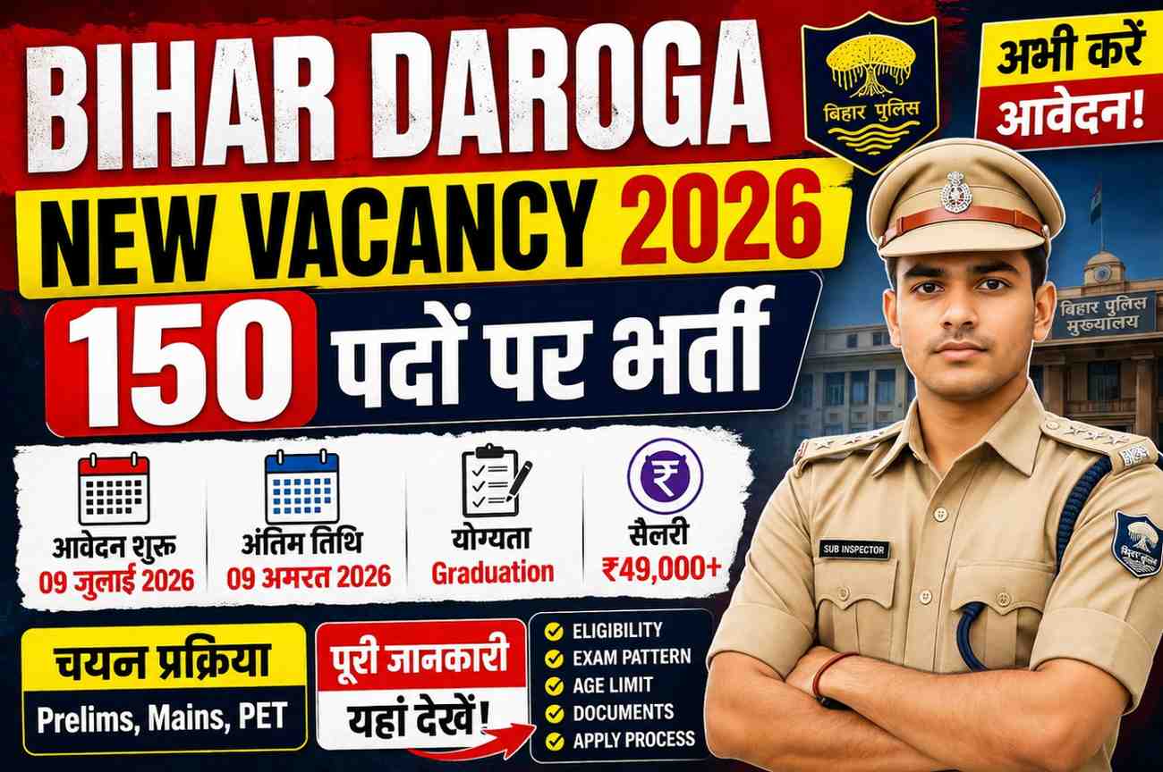 Bihar Daroga New Vacancy 2026
