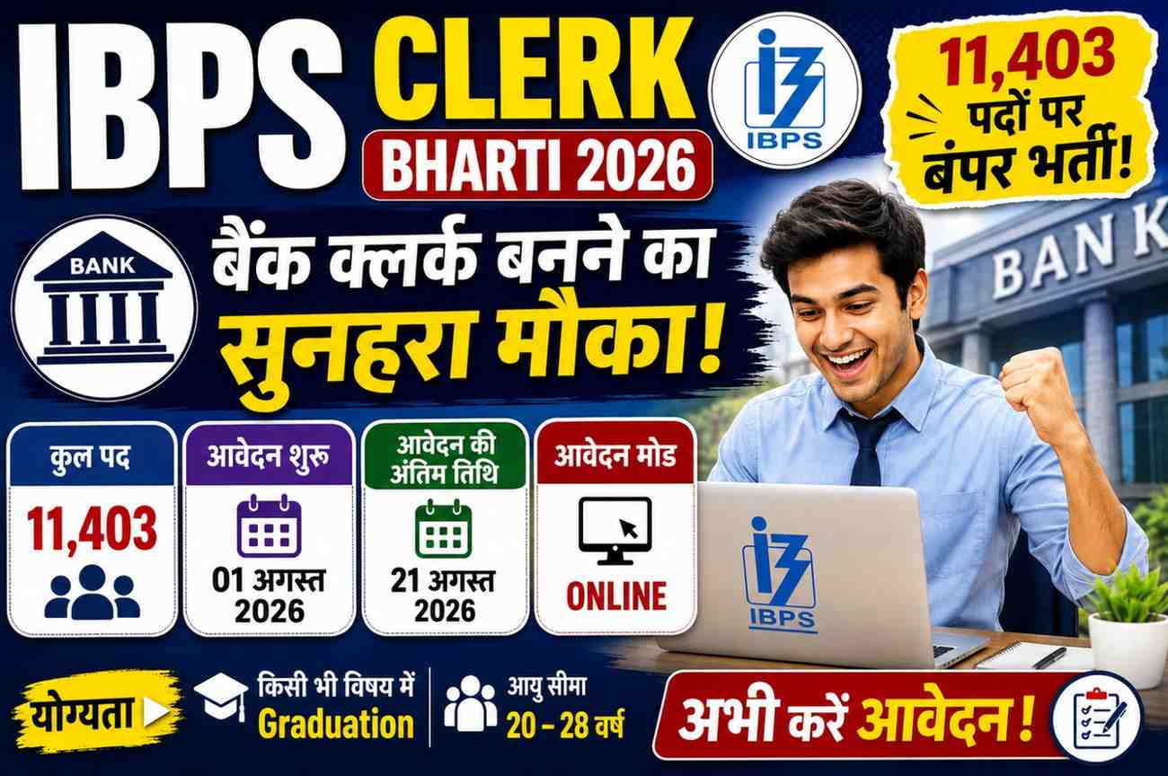 IBPS Clerk Recruitment 2026