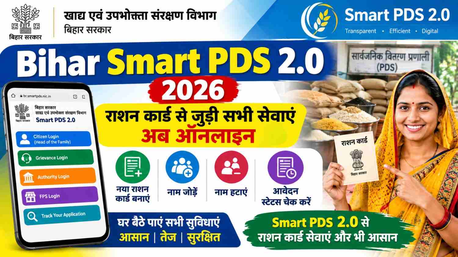 Bihar Smart PDS 2.0 2026
